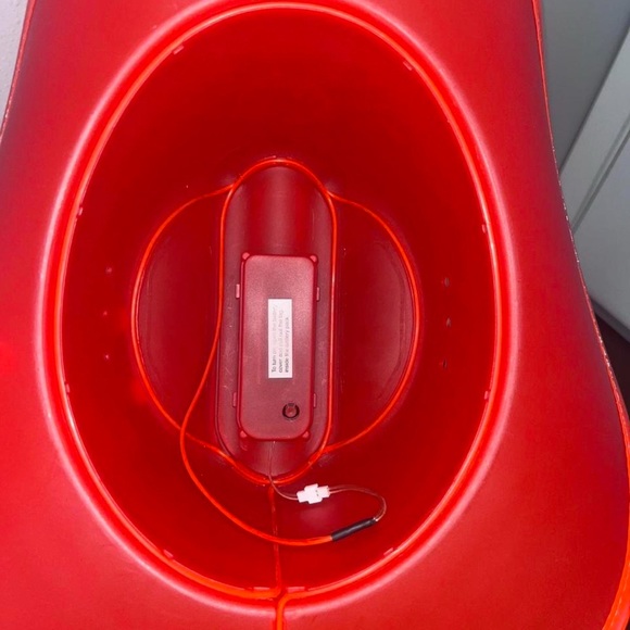 Red Neon Cowboys Hat - Picture 3 of 3